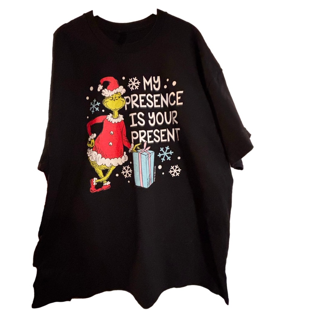 Christmas T-Shirt - My Presence is Your Present featuring the Grinch